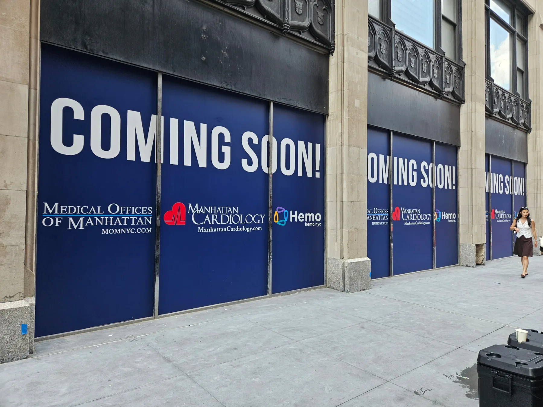 Hemo storefront signage at 254 Park Avenue South