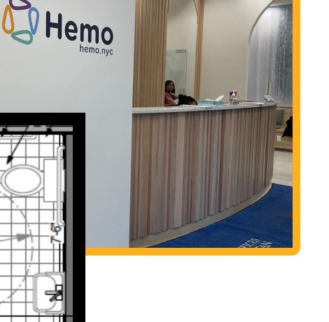Hemo Upper West Side patient service area